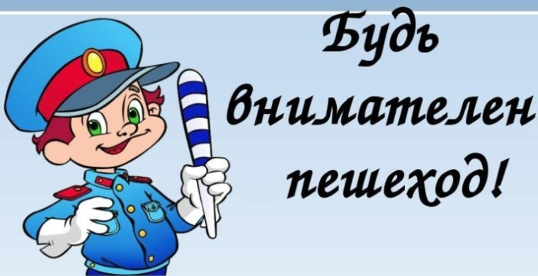 Дорога ждет ответственного пешехода.